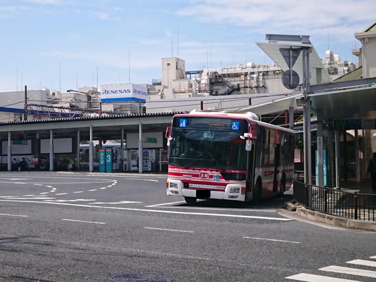 ユキサキナビ 京阪バス 石山駅 バス停留所 大津市粟津町