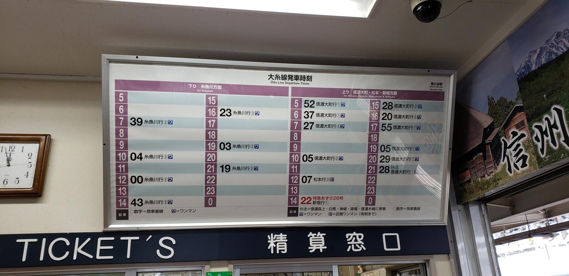 ユキサキナビ 南小谷駅のコメント一覧
