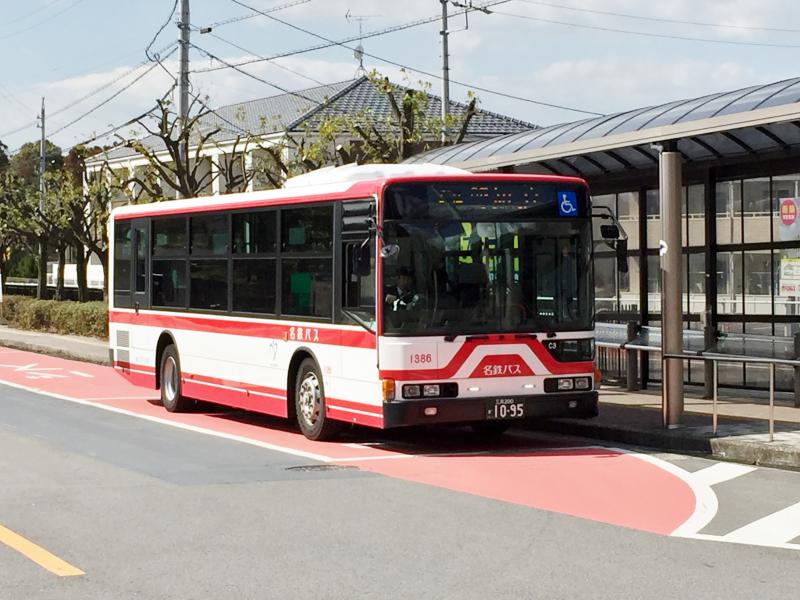 ユキサキナビ 名鉄バス 愛知教育大前 バス停留所 刈谷市井ケ谷町
