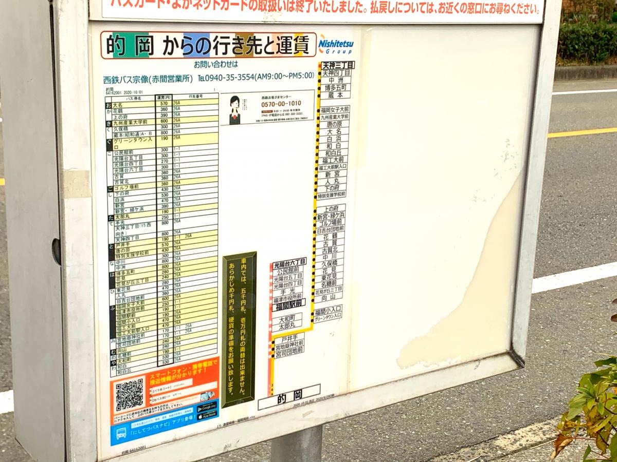 ユキサキnavi 写真 的岡 バス停留所