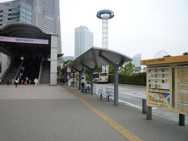 ユキサキナビ 横浜市営バス 桜木町駅前 バス停留所 横浜市中区桜木町