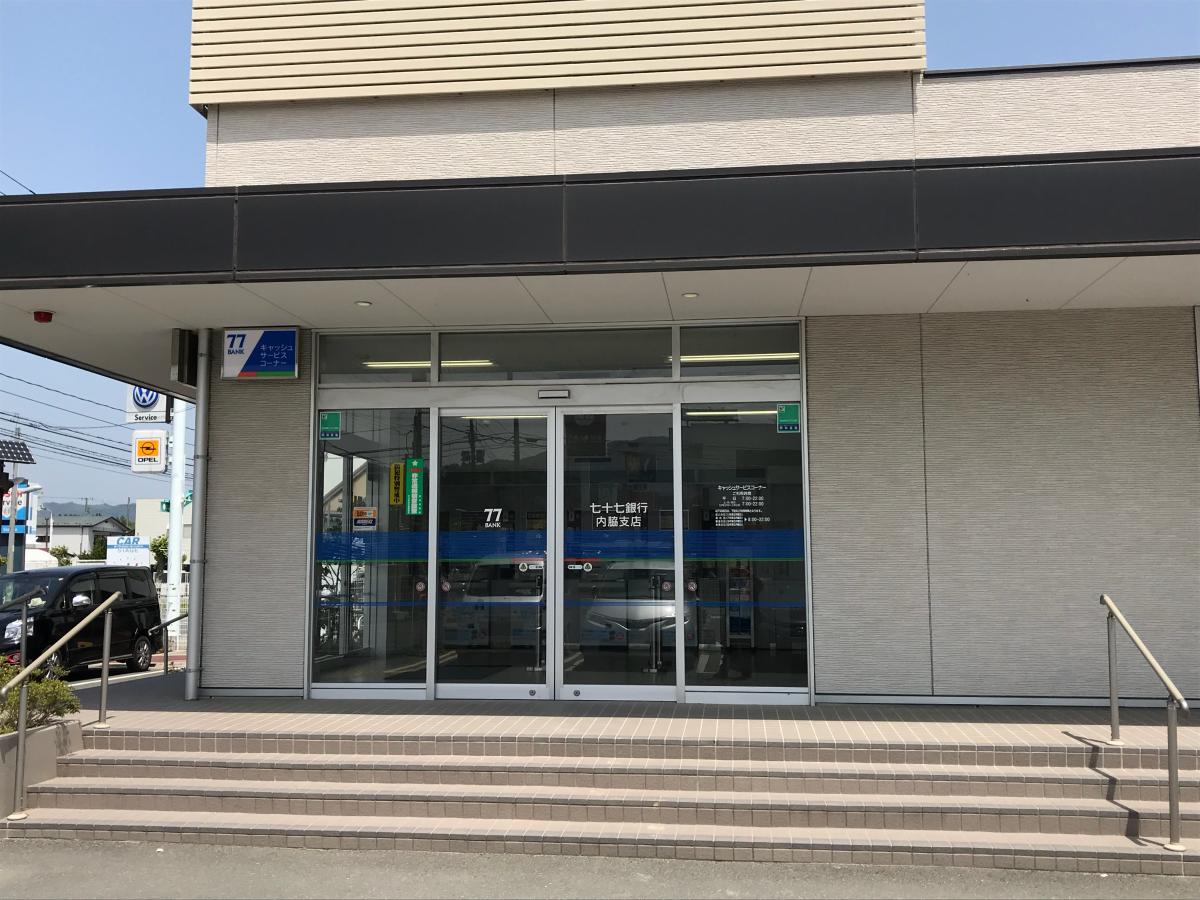 バンクマップ 七十七銀行内脇支店 気仙沼市田中前