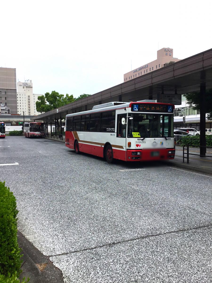 ユキサキナビ 広島交通 広島駅 ２０ バス停留所 広島市南区松原町