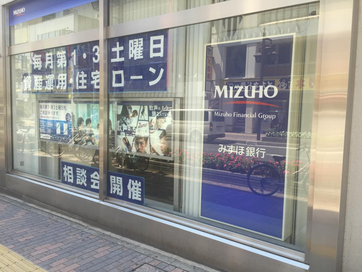 バンクマップ みずほ銀行本八幡支店 市川市八幡